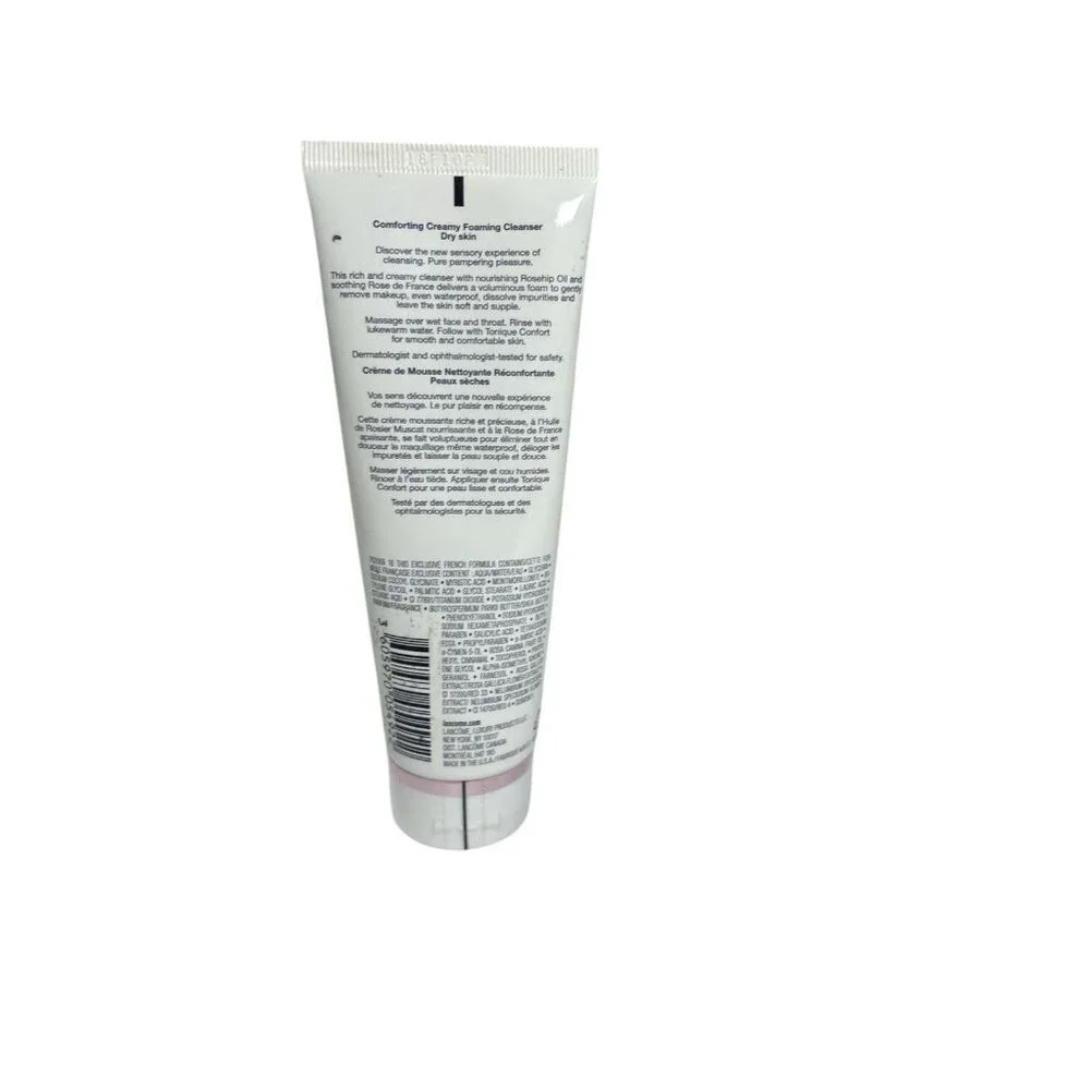 Lancome Creme-Mousse Confort Comforting Cleansing Creamy-Foam 4.2oz Dry Skin